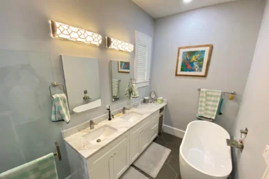 Tampa Bay Master Bathroom Remodel - Rahal Schoeman Construction
